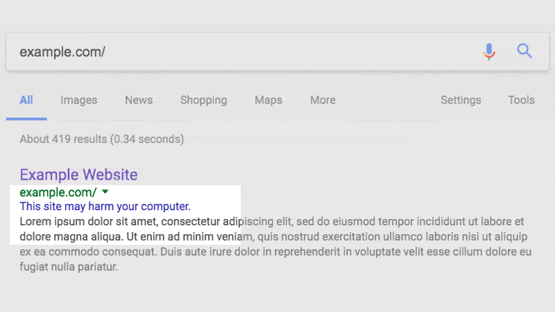If you're a site owner and you see one of these, you might have been hacked.