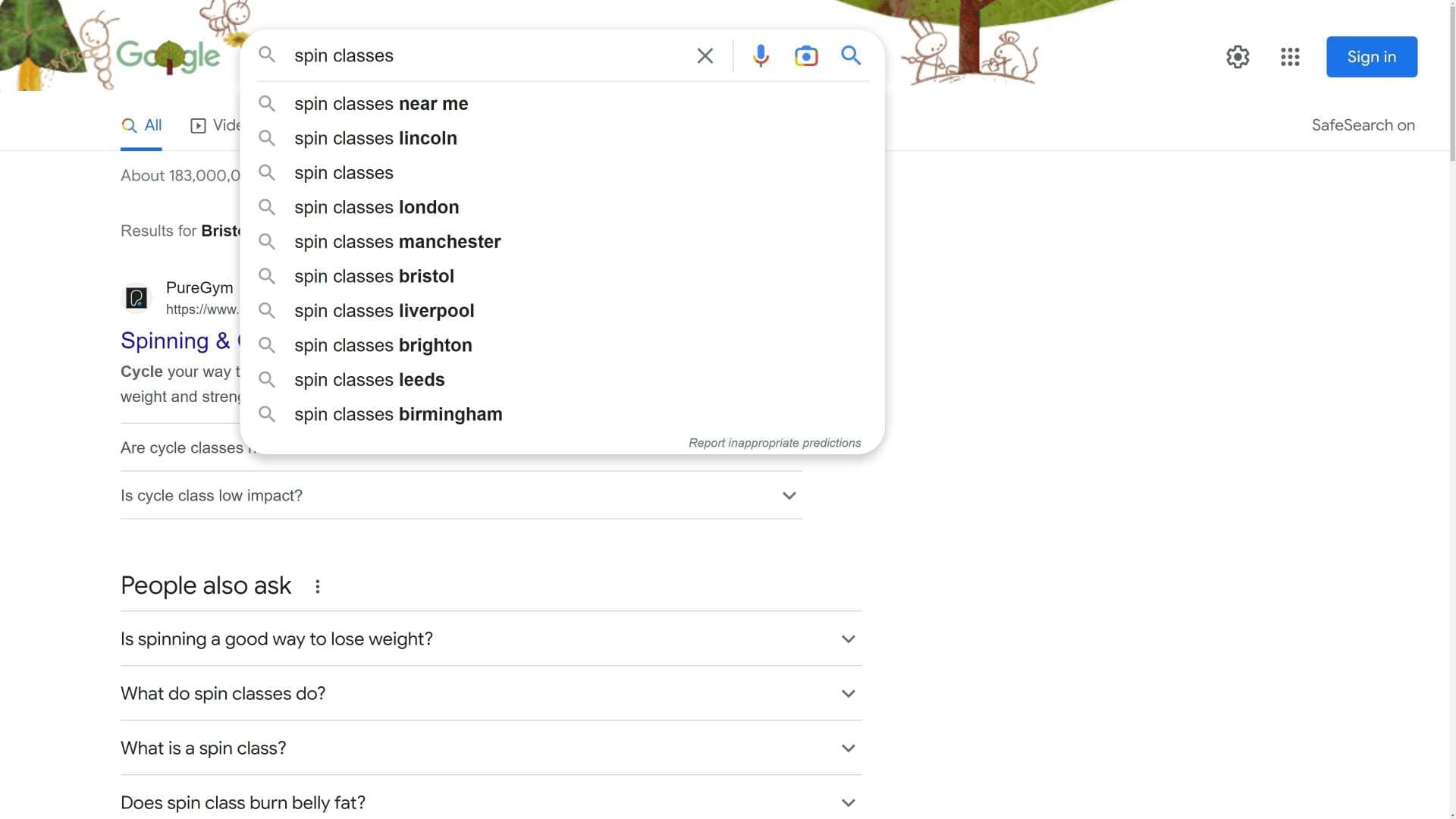 Suggested searches related to “spin classes”