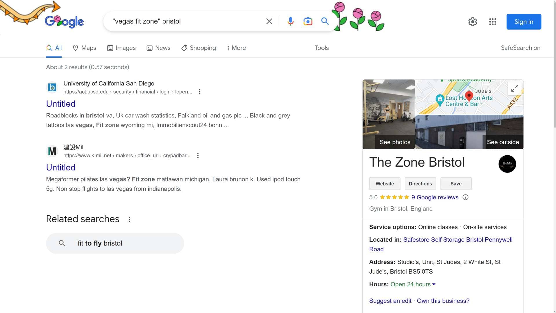 Search your site on Google