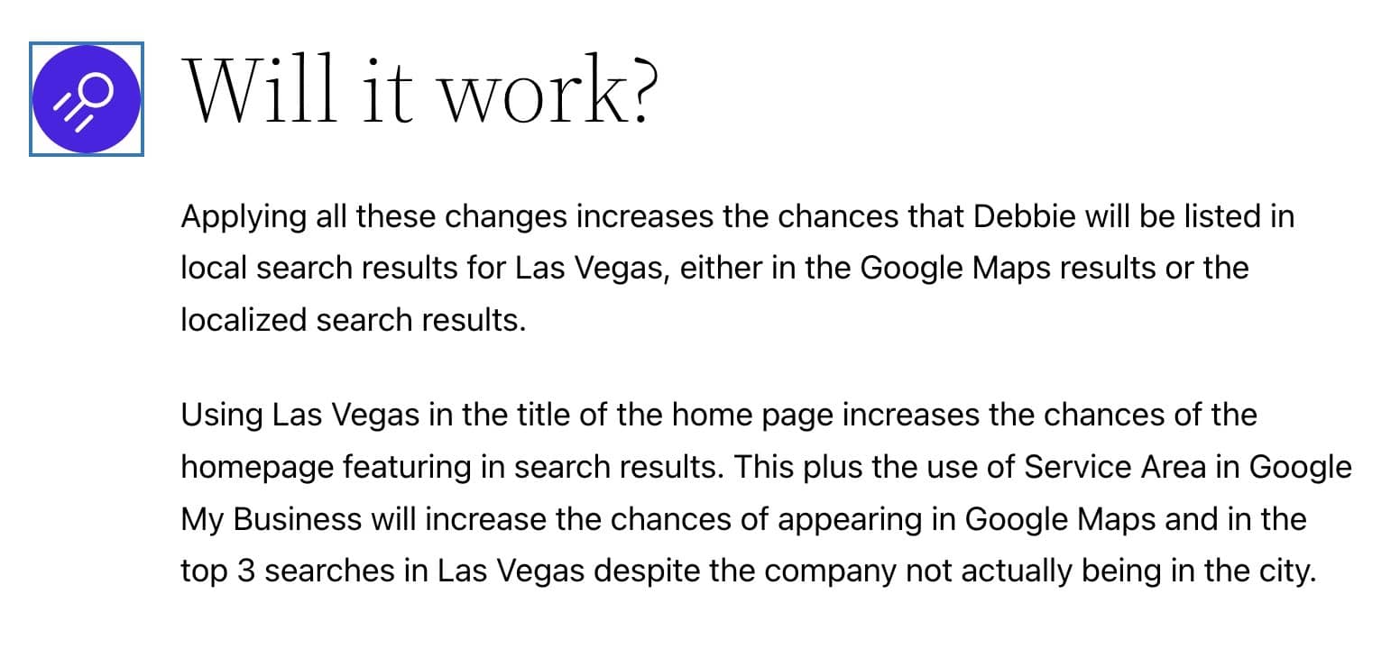 Clicking the SEOPress icon will open the SEO metabox.