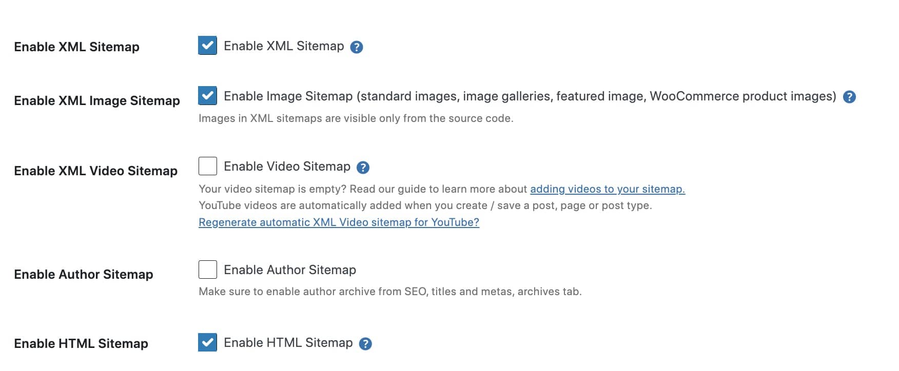 Enabling image sitemaps with SEOPress