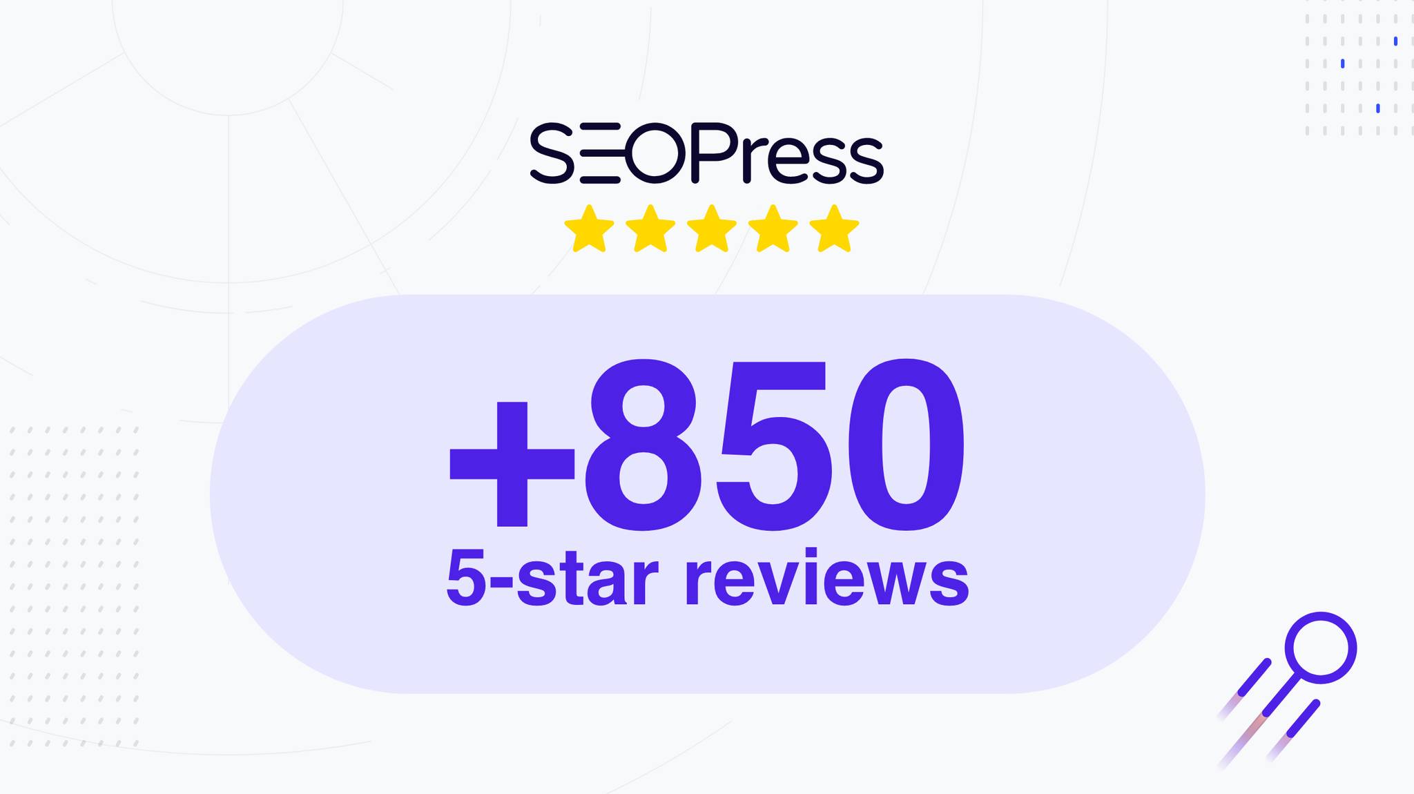 +850 reviews for SEOPress on the WordPress plugins repository