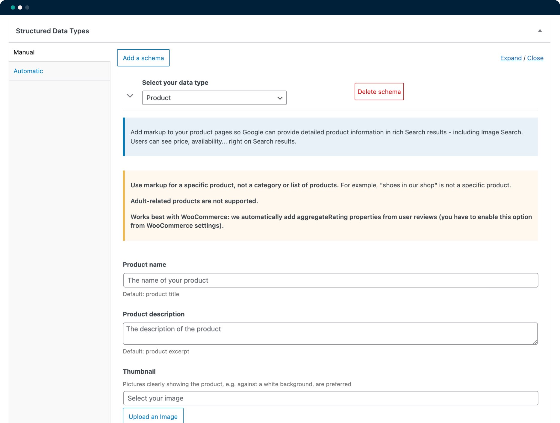 Product schema - SEOPress