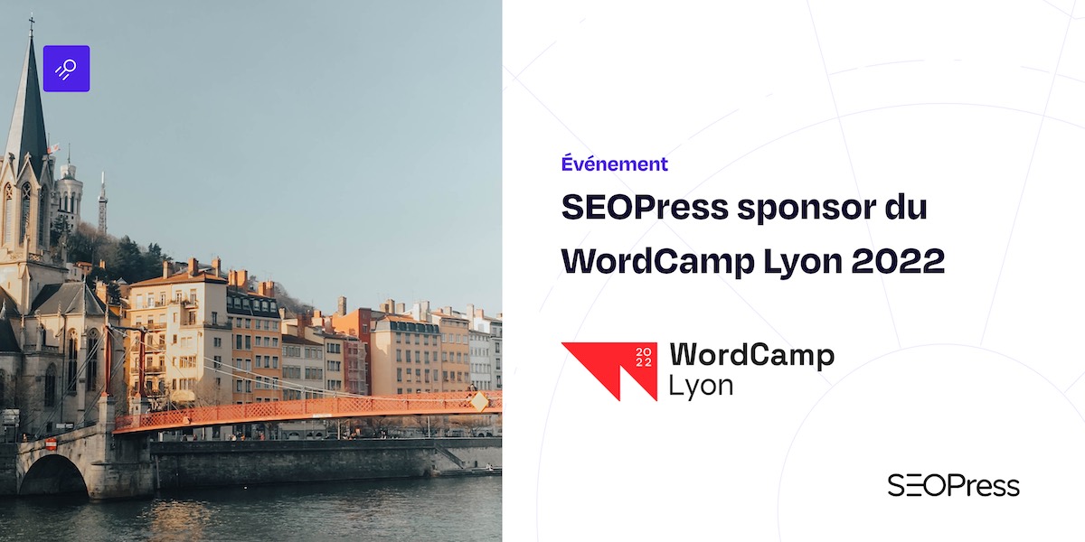 SEOPress sponsors WordCamp Lyon 2022