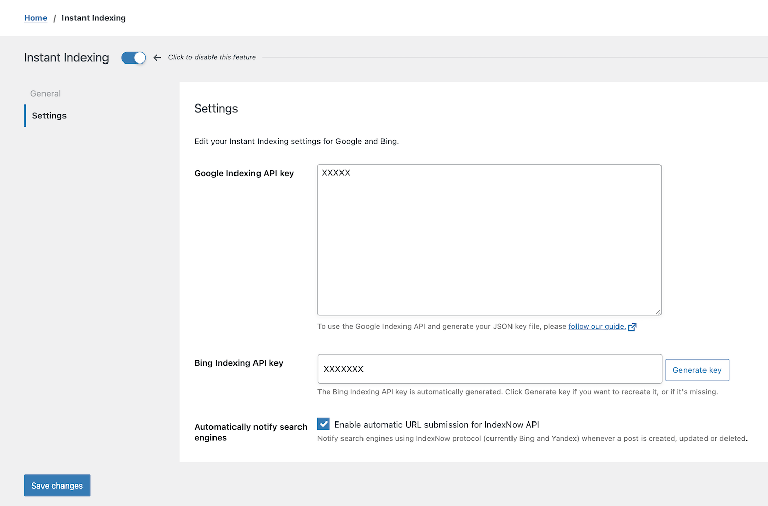 Automatically notify search engines of a new content with SEOPress