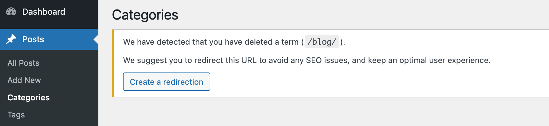 Prevent 404 errors on slug change or term deletion