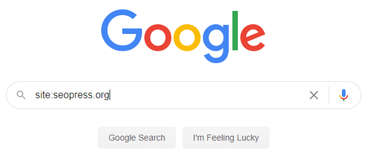 Google Search with site command